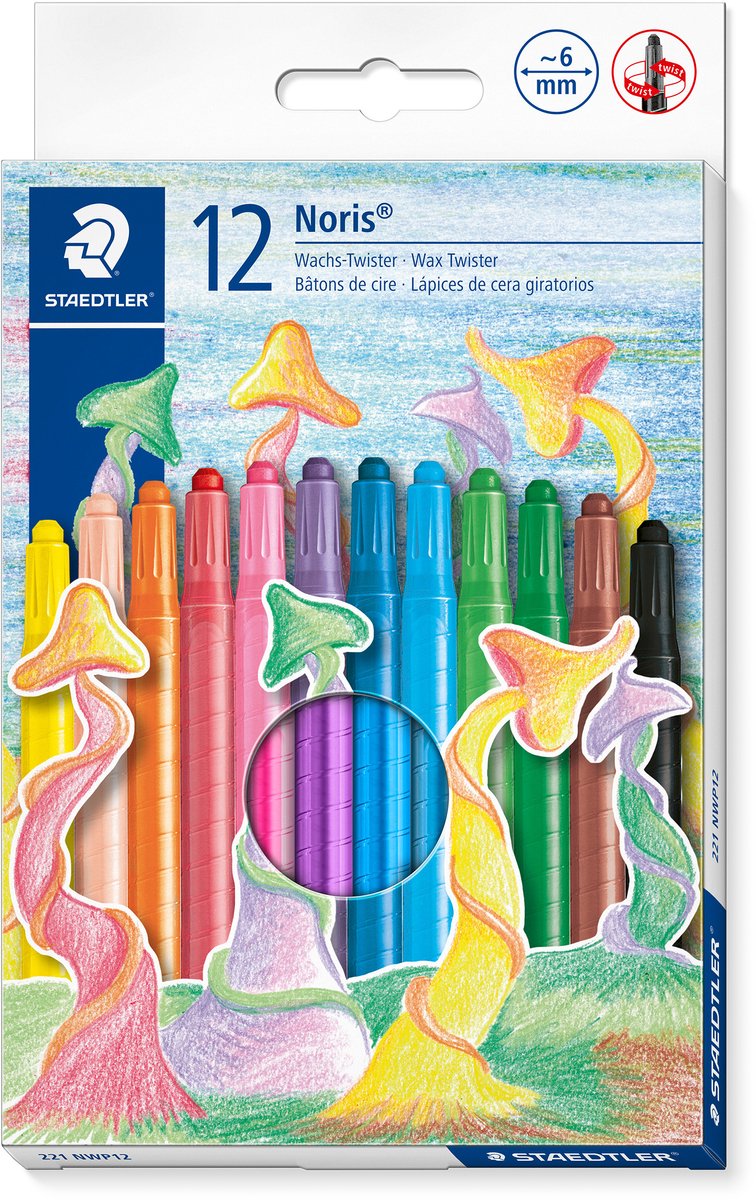 Jouets Staedtler | oeuvre créative bricolage - noris club wax twister - set 12 pcs