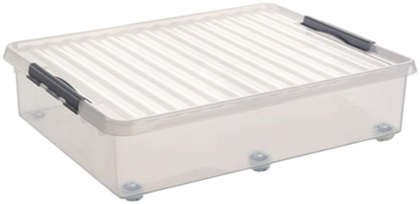 Sunware q-line boîte de rangement 60 litres rouleau de lit