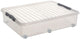 Sunware q-line boîte de rangement 60 litres rouleau de lit