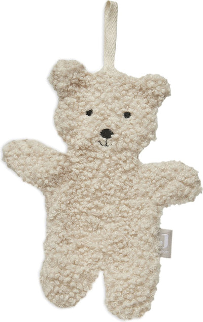 Jollein Sucette en peluche ours en peluche - Naturel - Sucette peluche bébé - 100 % polyester