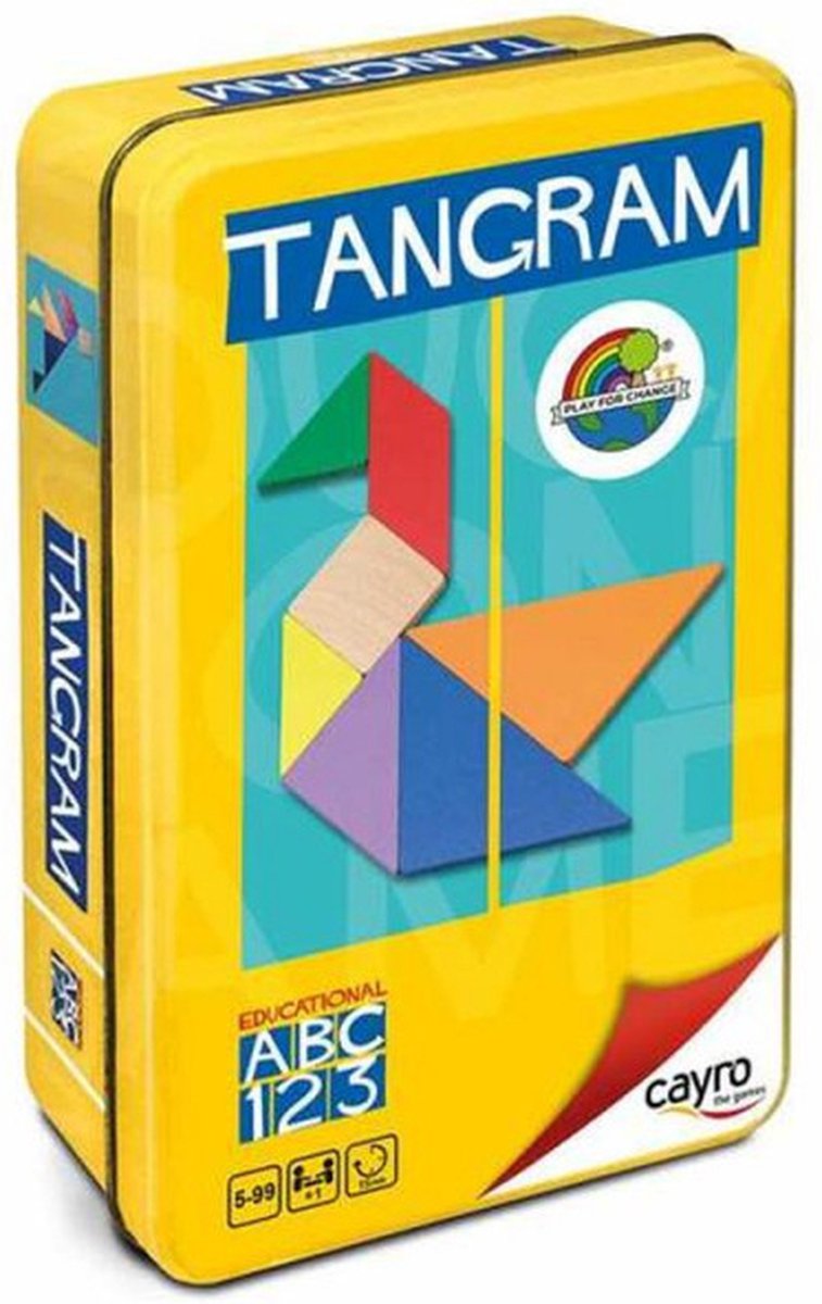 Geronimo games cayro - tangram - jeu de puzzle bois - à partir de 7 ans