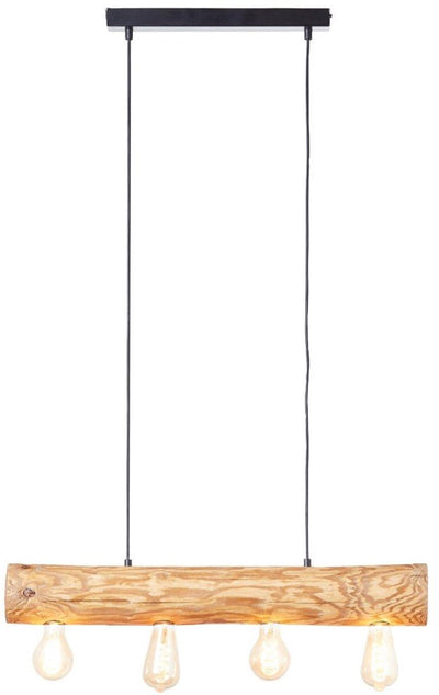 Brilliant trabo - lampe suspendue - largeur 70 cm - e27 max 4x25w - bois