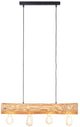 Brilliant trabo - lampe suspendue - largeur 70 cm - e27 max 4x25w - bois