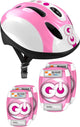 Casque Stamp + coudières genouillères fille, contrôle des dérapages
