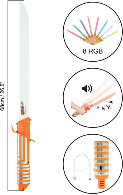 Épée laser LED Lexibook Naruto avec effets sonores