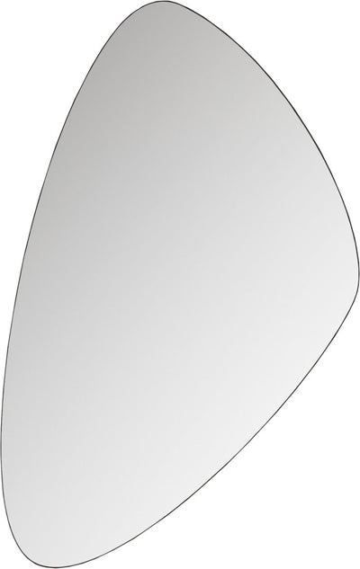 Miroir Woood Philou - verre métal - noir - 80x50x0,5