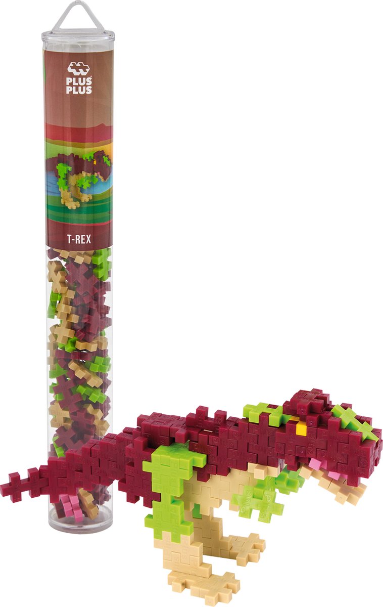 Plus plus tube t-rex plus-plus : 100 pièces (4200)
