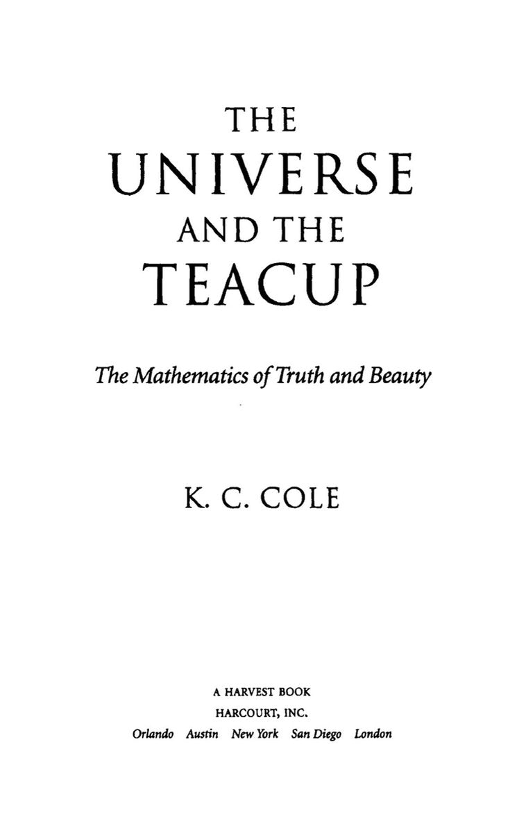 L'univers et la tasse de thé