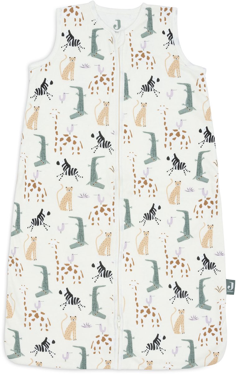 Jollein gigoteuse d'été jersey 110cm - jungle jambo - gigoteuse d'été