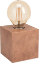Lampe de table Eglo Prestwick 1 - e27 - 10 cm - marron rouille