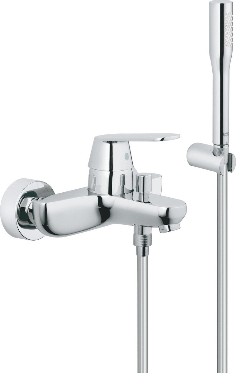 Robinet de bain cosmopolite Grohe eurosmart - avec set de bain - entraxe 15 cm