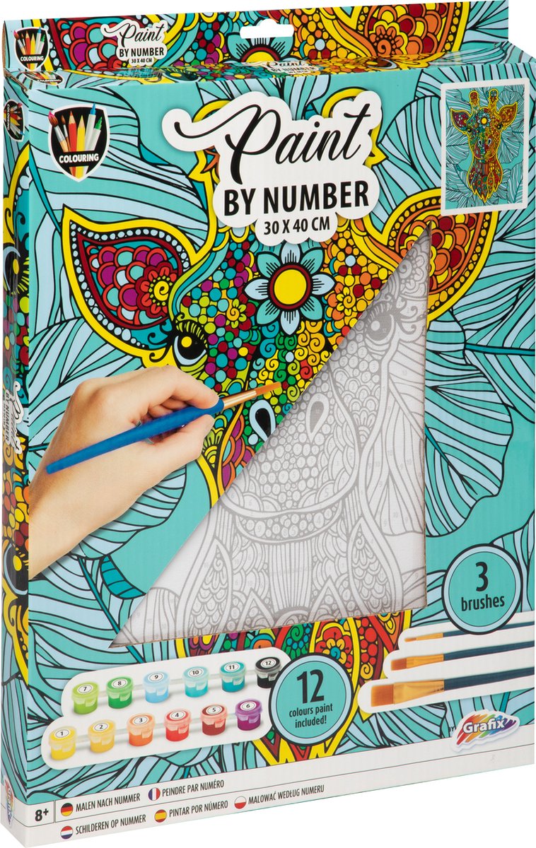 Peinture par numéro de numéro - Girafe