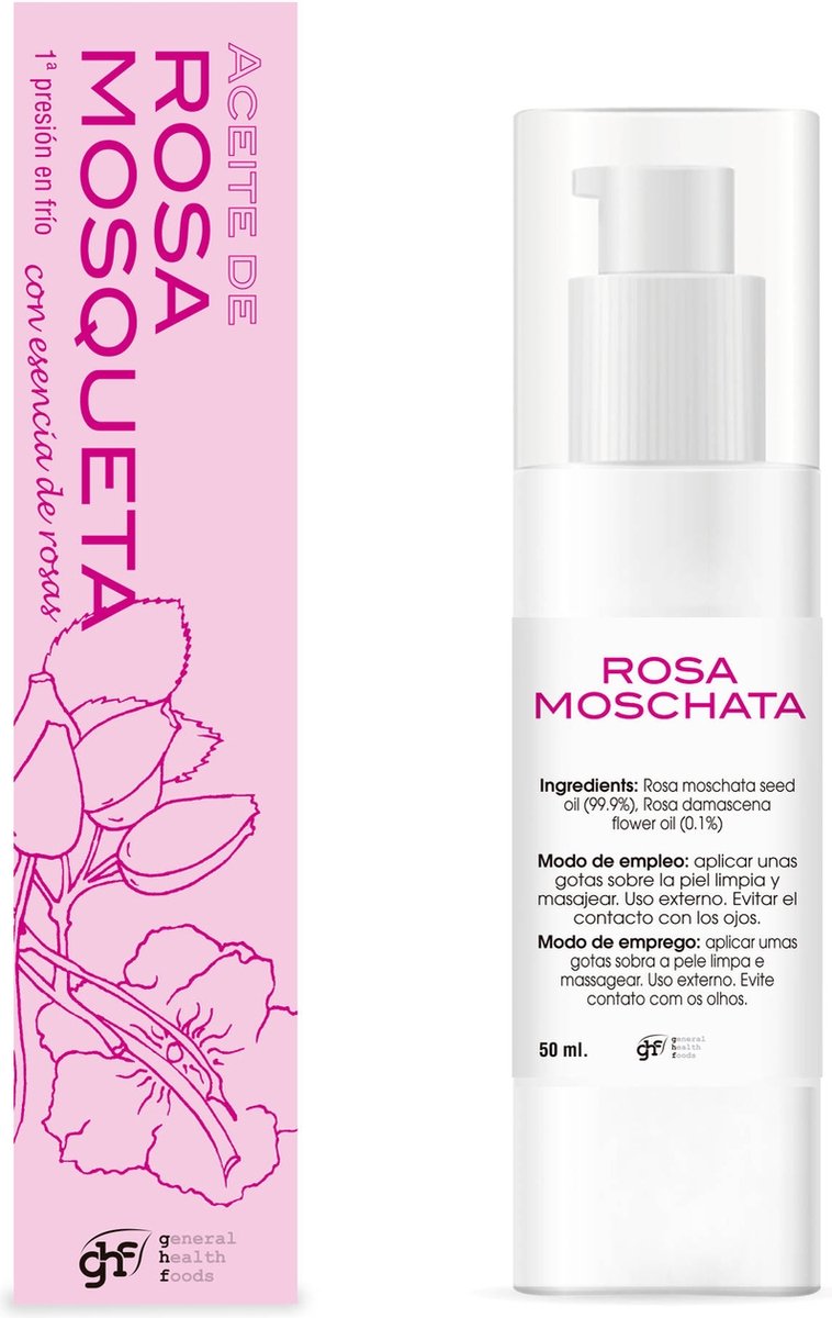 Ghf huile de rose musquée + essence de rose spray 50 ml huile|huile de rose musquée + essence de roses spray 50 ml d'huile|spray huile de rose musquée + essence de roses 50 ml de huile