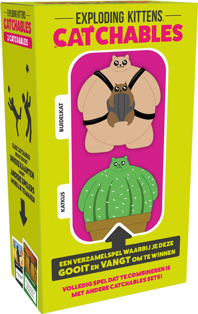 Chatons explosifs attrapables - - expansion chat baiser chat marsupial - jeu familial - jeu de société