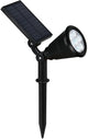 Rl live your light reality festival - spot - noir mat - incl. 1x SMD 1 W - Changeur de couleurs RVB - Capteur crépusculaire - rechargeable - sans fil - solaire - énergie solaire - inclinable - éclairage extérieur - IP44