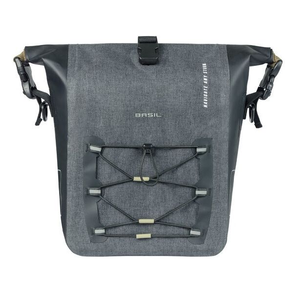 Basil Navigator Storm Fietstas M - Sac à vélo sportif et fonctionnel - imperméable - noir