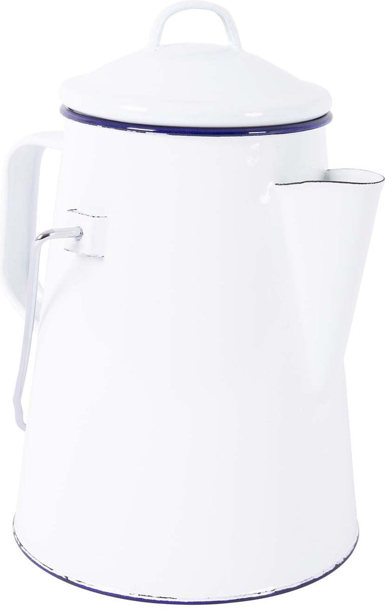 Bo-camp - bouilloire à thé - émail - blanc bleu - 1