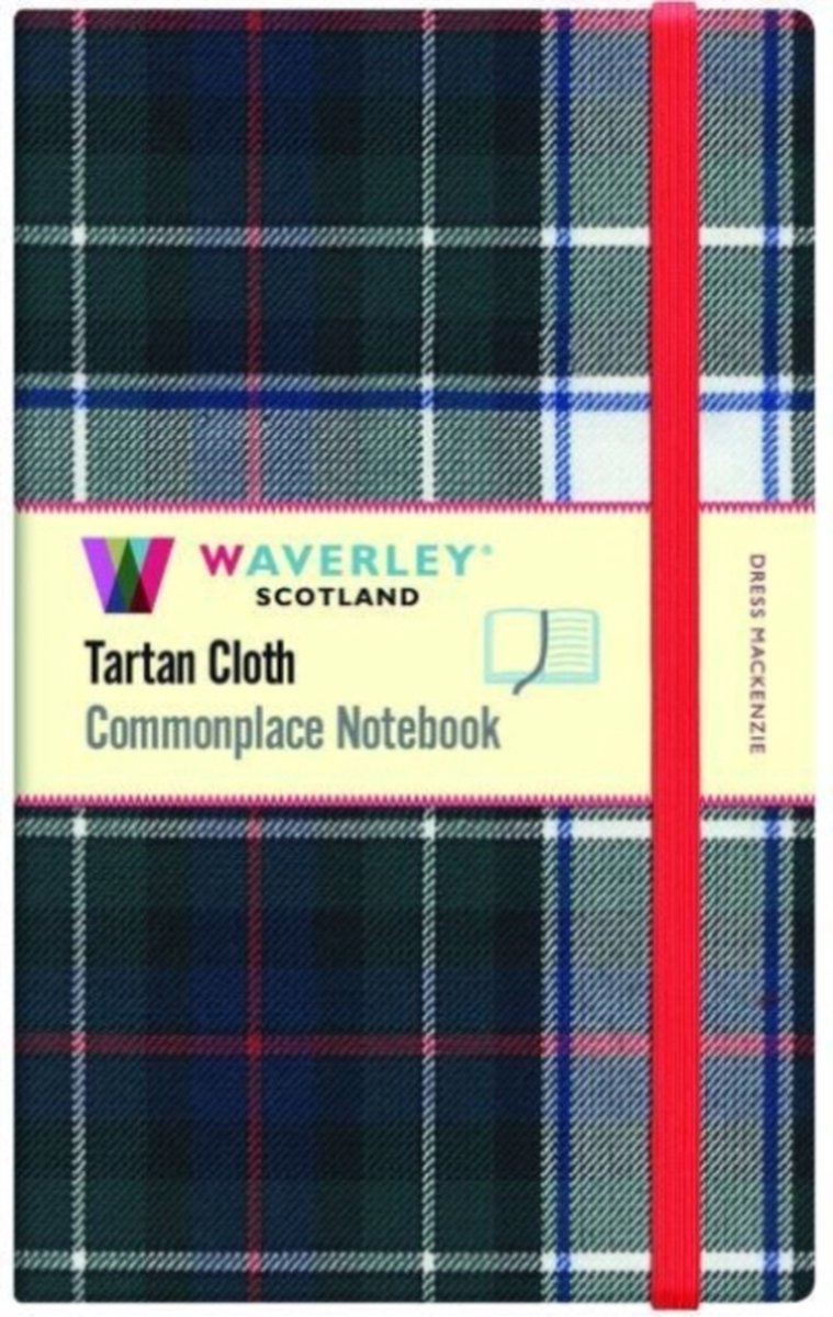 Carnet grand format tartan Dress Mackenzie : 21 x 13cm