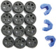 Jeu de rouleaux Polini jeu de couvercles de rouleau en plastique pour 16x13 mm
