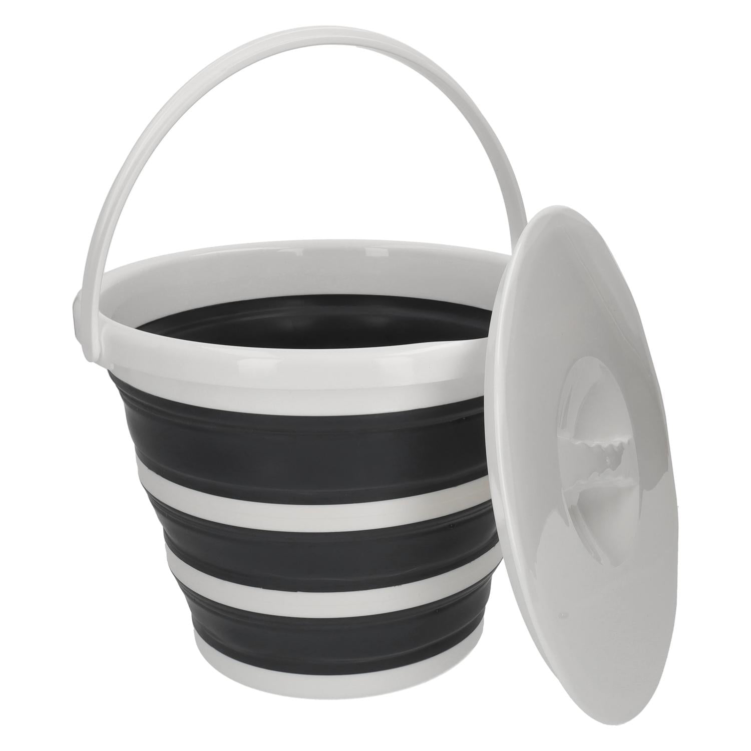 Seau pliable avec couvercle – 10 litres