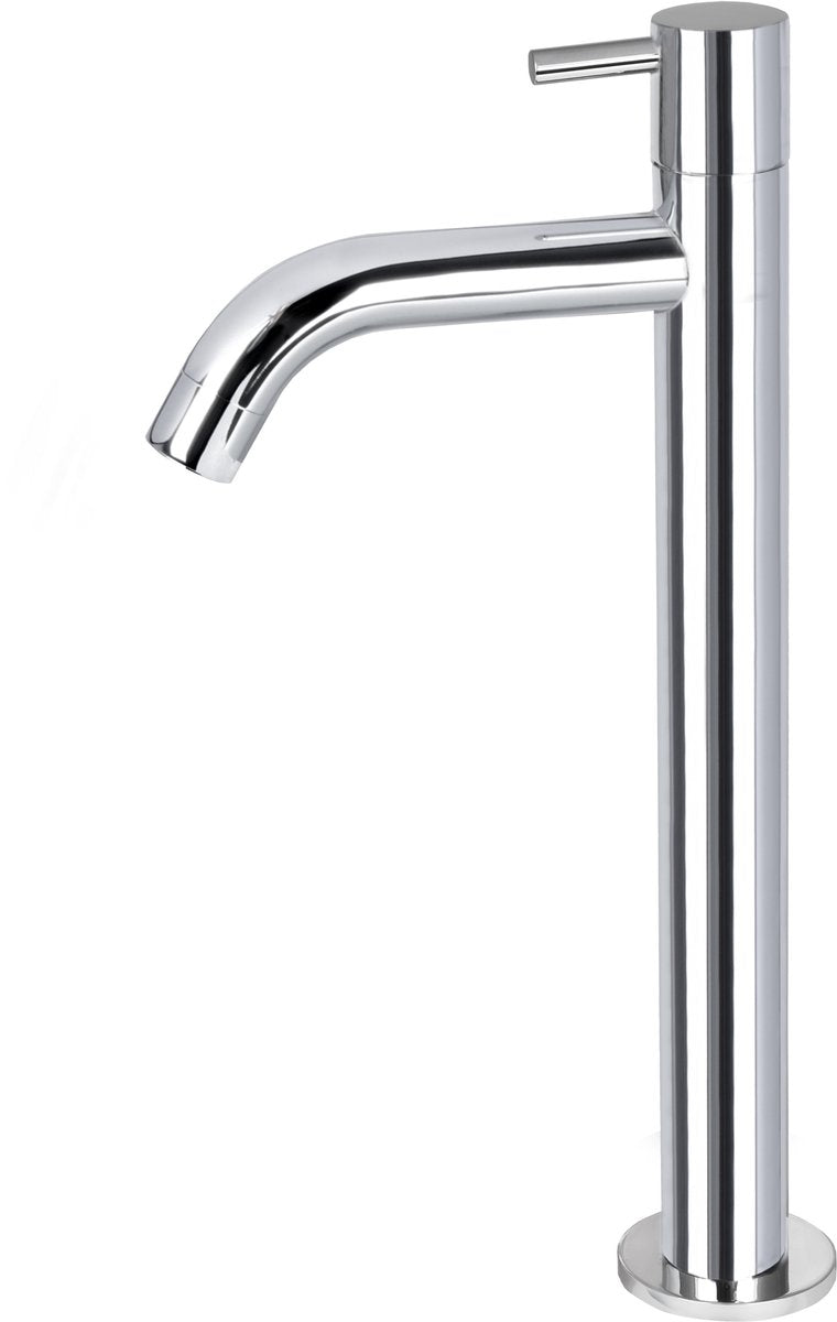 Robinet de lavabo Differnz - robinet d'eau froide - haut - 28,5 x 11,5 cm - chrome