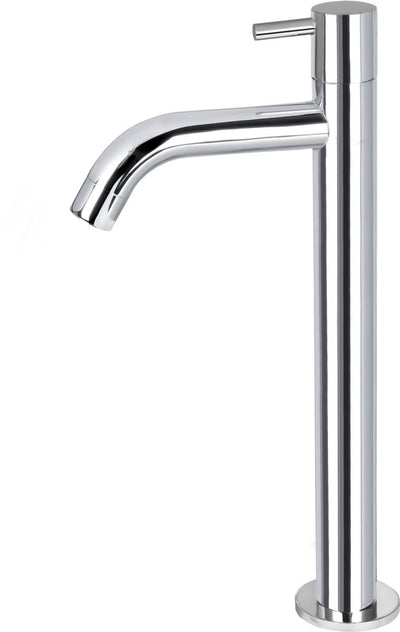 Robinet de lavabo Differnz - robinet d'eau froide - haut - 28,5 x 11,5 cm - chrome
