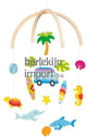 Mobile Goki - surfeur - 25x30cm - bois
