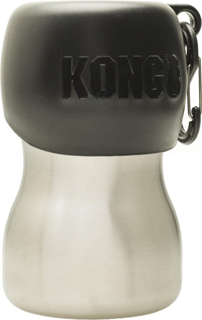 Gourde Kong h2o en acier inoxydable - noire - 280 ml