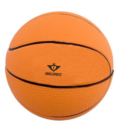 Ballon de basket Engelhart en mousse souple ø12,5cm orange
