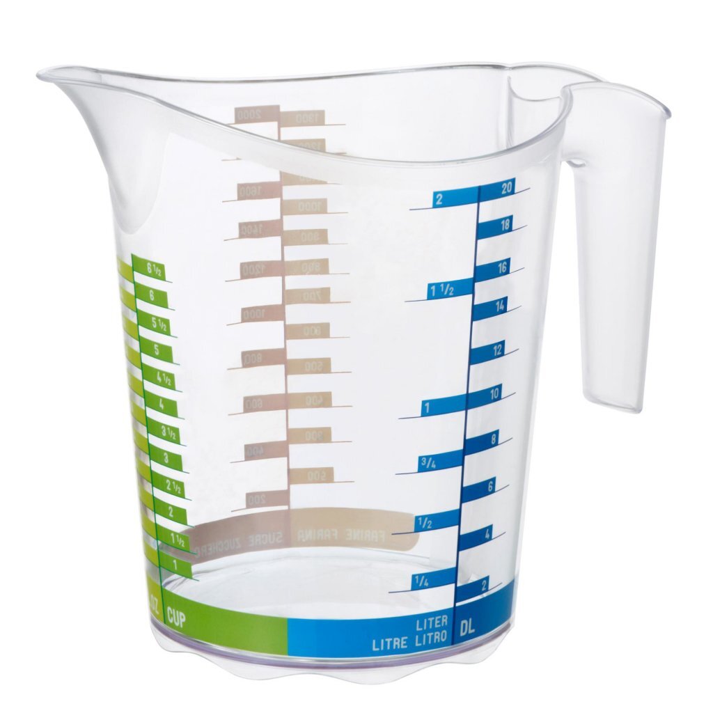 Rotho rotho mesurer la tasse 2l transparent