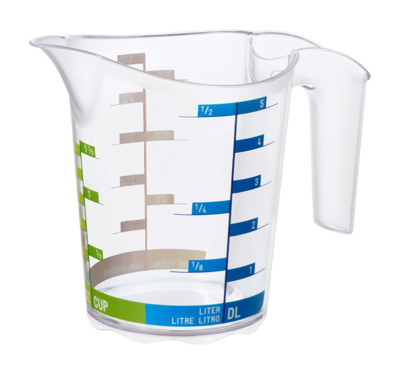 Rotho Domino Mesurer la coupe 0,5 L transparente