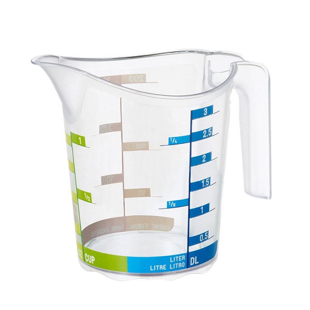 Tasse à mesurer Rotho domino 0,3l transparent