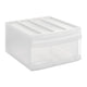 Commode design Rotho systemix 34x39,5x20,3 cm blanc
