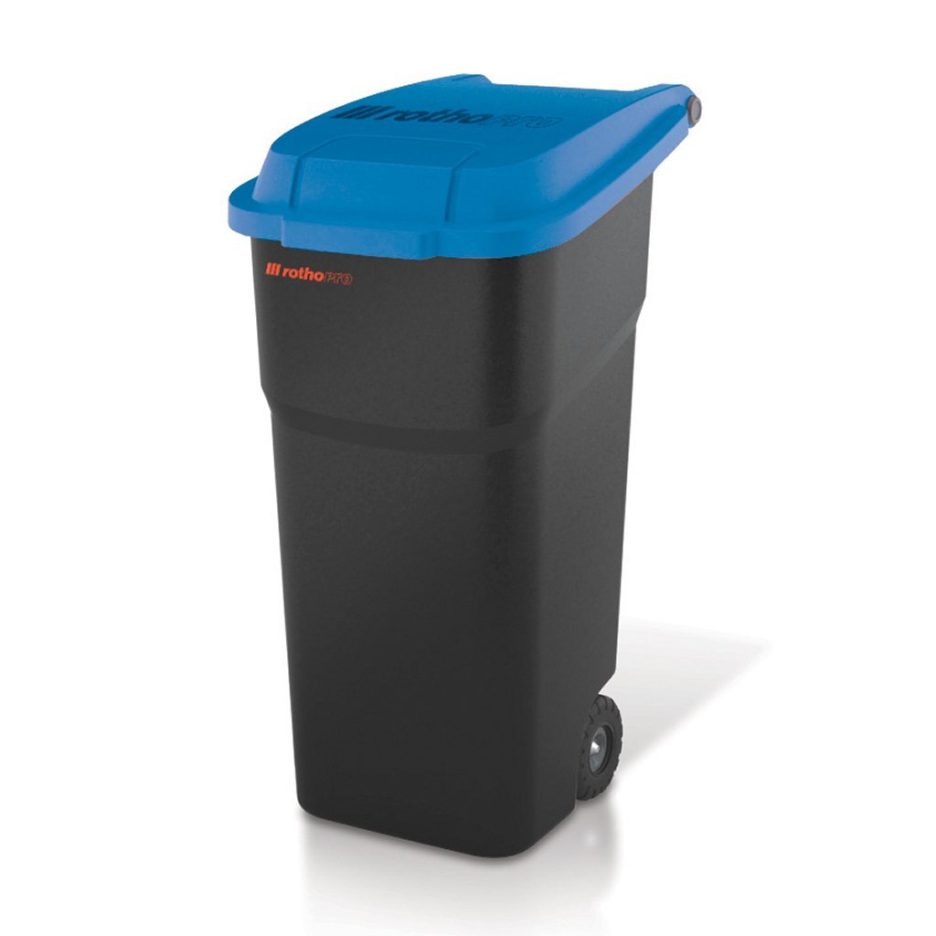 Poubelle Rotho Atlas 100l bleu