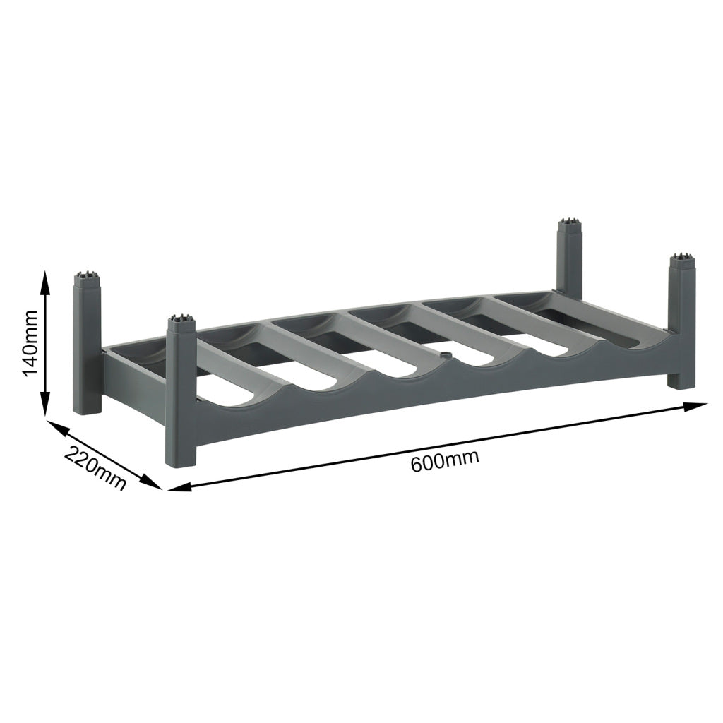 Rotho Rotho Vario Bottle Rack Anthracite