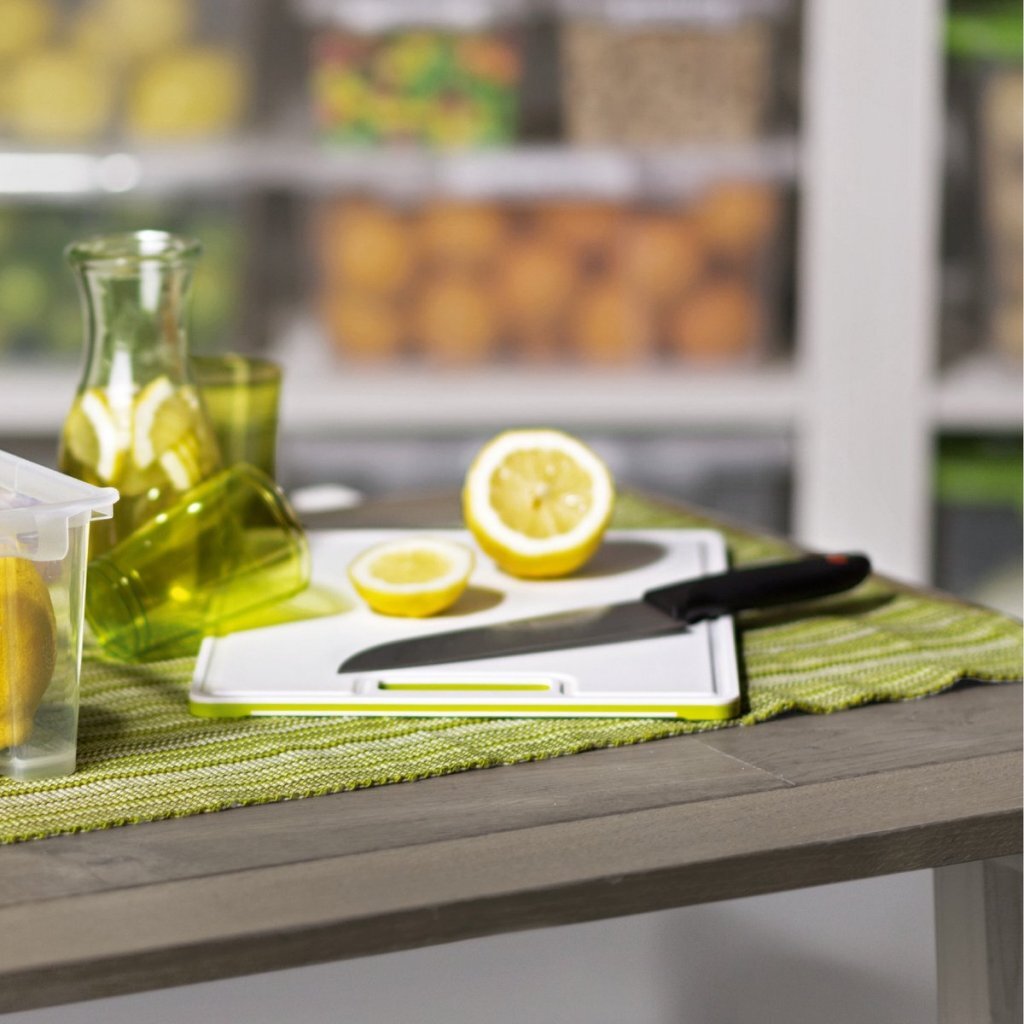 Rotho Rotho Cutting Board 25x15x0,9 cm Green de citron vert