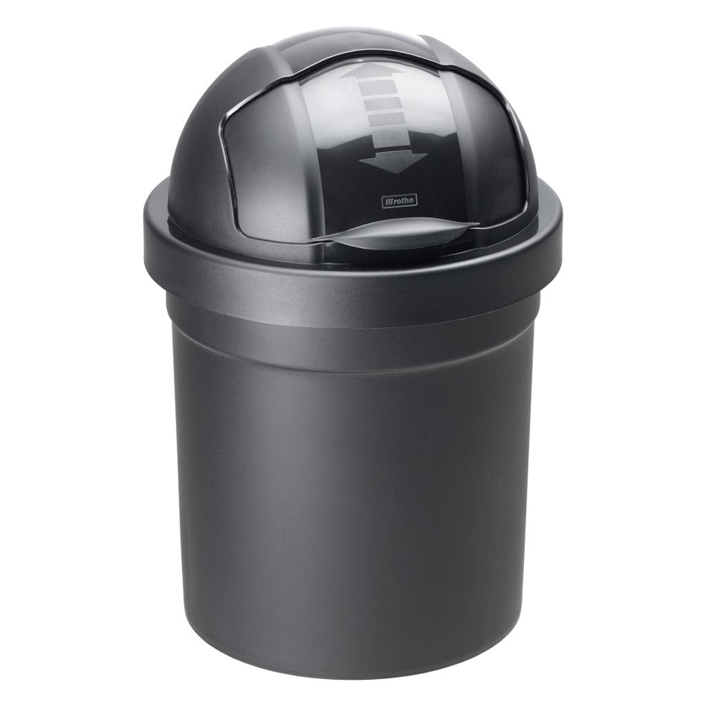Rotho Rotho Roll Bob Bob Backet 10L Black