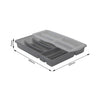 Rotho Rotho Basic Cutlery Boîte 6 PARMENTS Anthracite variable