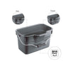 Rotho Rotho Basic Emmer rectangulaire 12l anthracite