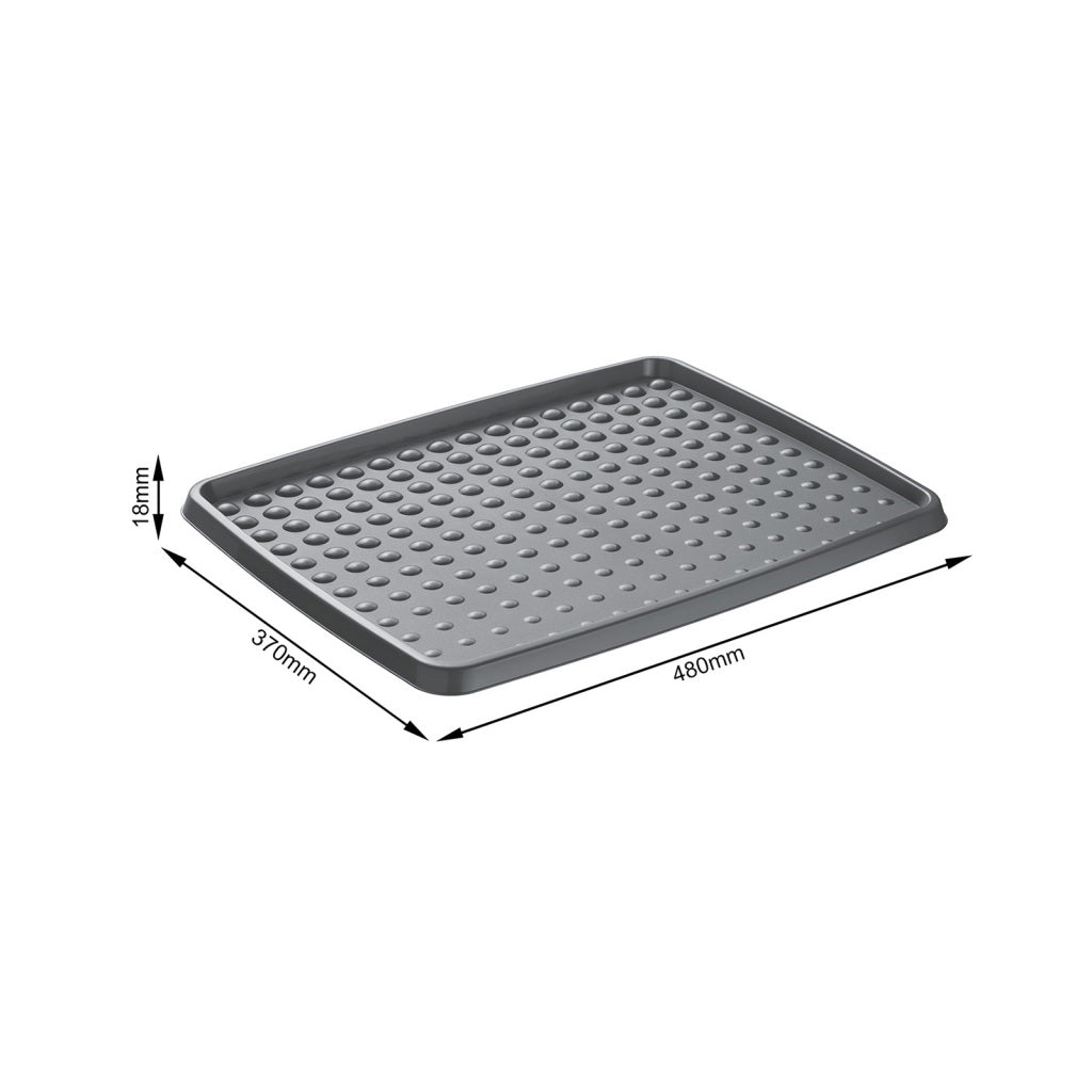 Rotho Rotho Drops Shoe Mat 48x48 cm anthracite