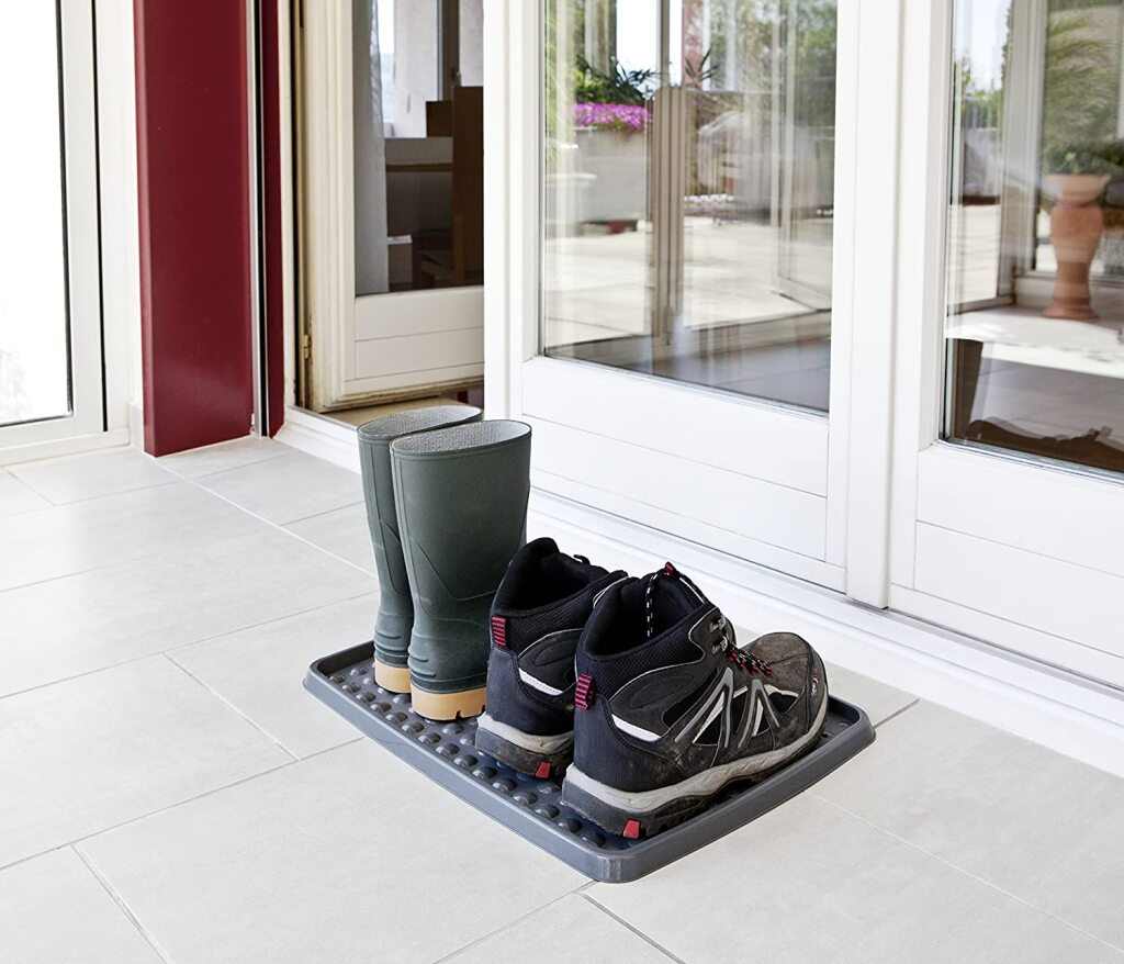 Rotho Rotho Drops Shoe Mat 48x48 cm anthracite