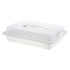 Rotho Fresh Partybutler sert 43,5x11x29,5 cm blanc transparent