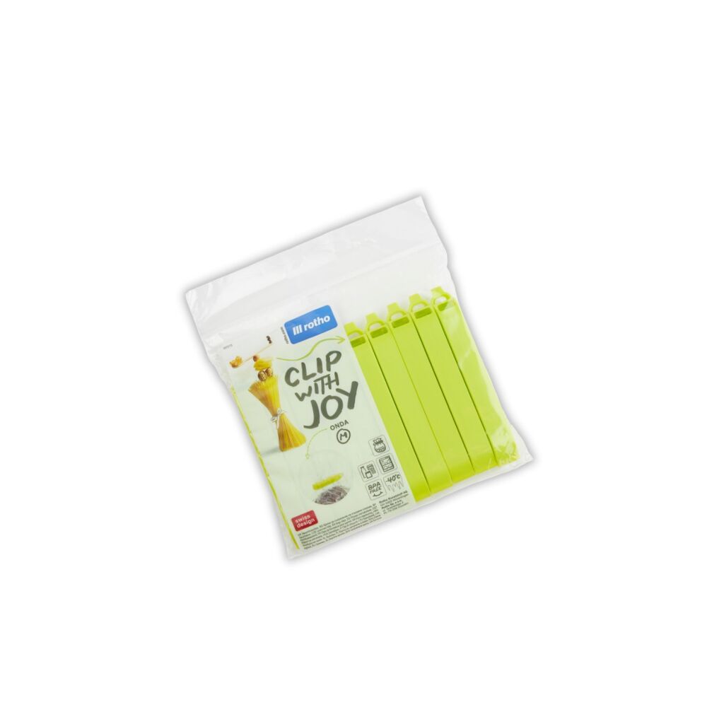 Rotho Rotho Spring Clamps 10 pièces limegroen
