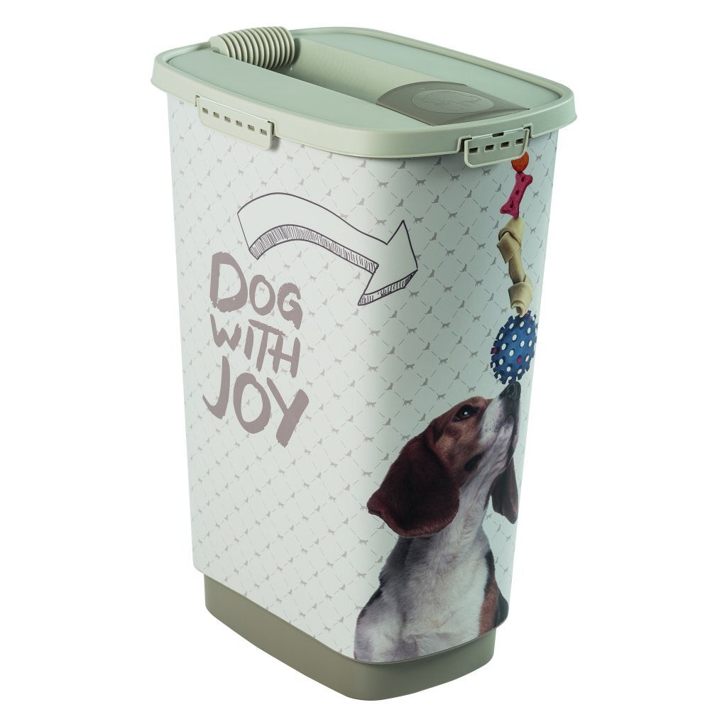 Rotho Rotho Cody Dog Pet Food Food Continer 50L Cappuccino Sand