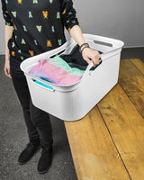 Rotho Flexible Laundry Panier Brisen 41 L blanc - afbeelding 3