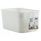 Rotho panier de rangement brisen 26,2x18x13 cm 4,5l blanc