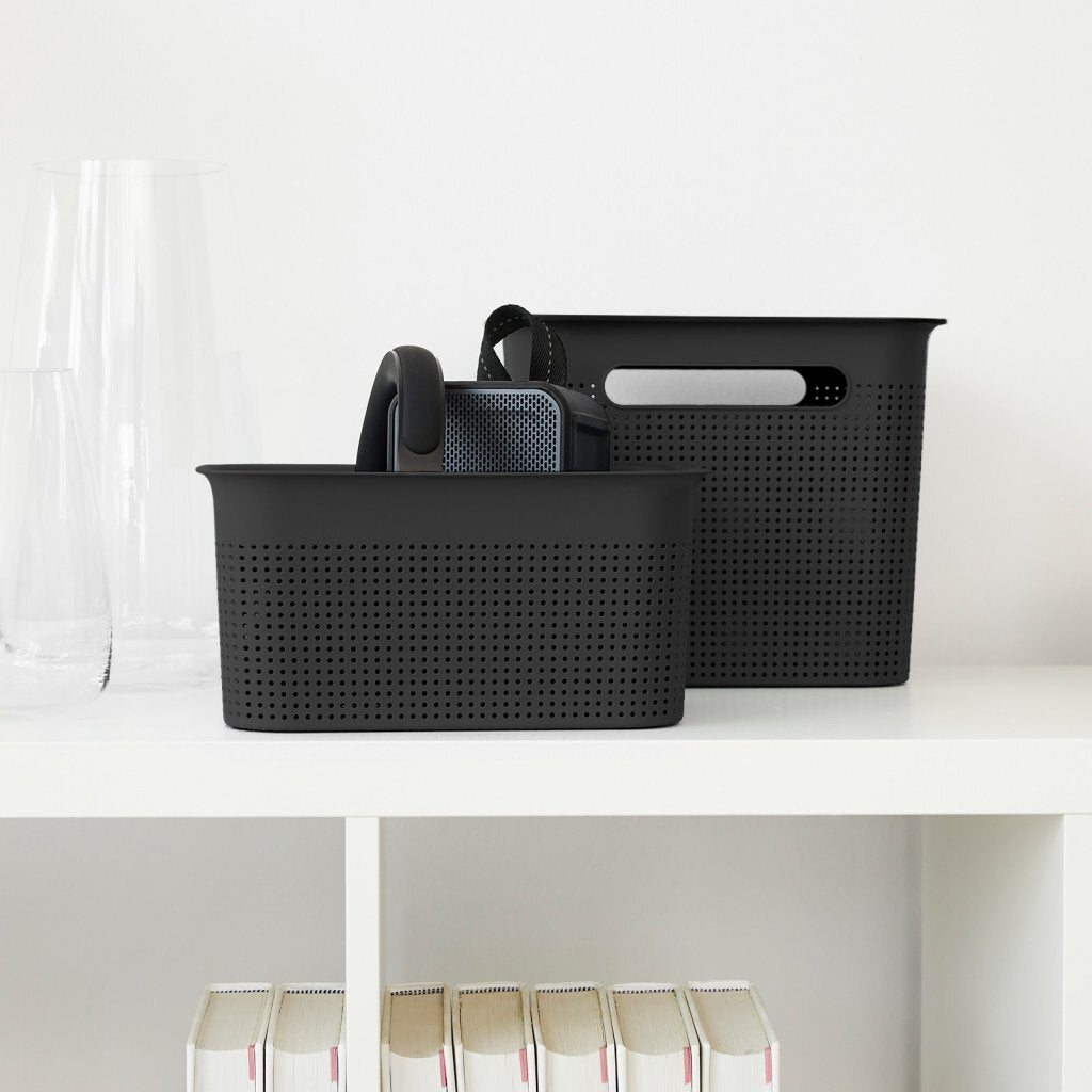 Panier de rangement Rotho brisen 26,2x18x13 cm 4,5l anthracite