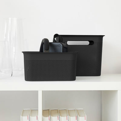 Panier de rangement Rotho brisen 26,2x18x13 cm 4,5l anthracite