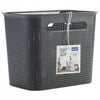 Panier de rangement Rotho brisen 26,2x18x21,1 cm 7l anthracite