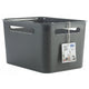 Panier de rangement Rotho brisen 36x26,2x21,1 cm 16l anthracite